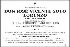 José Vicente Soto Lorenzo